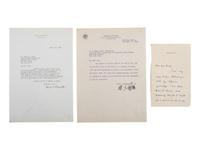 ROOSEVELT, Kermit (1889-1943). ALS and TLS with additional correspondence.