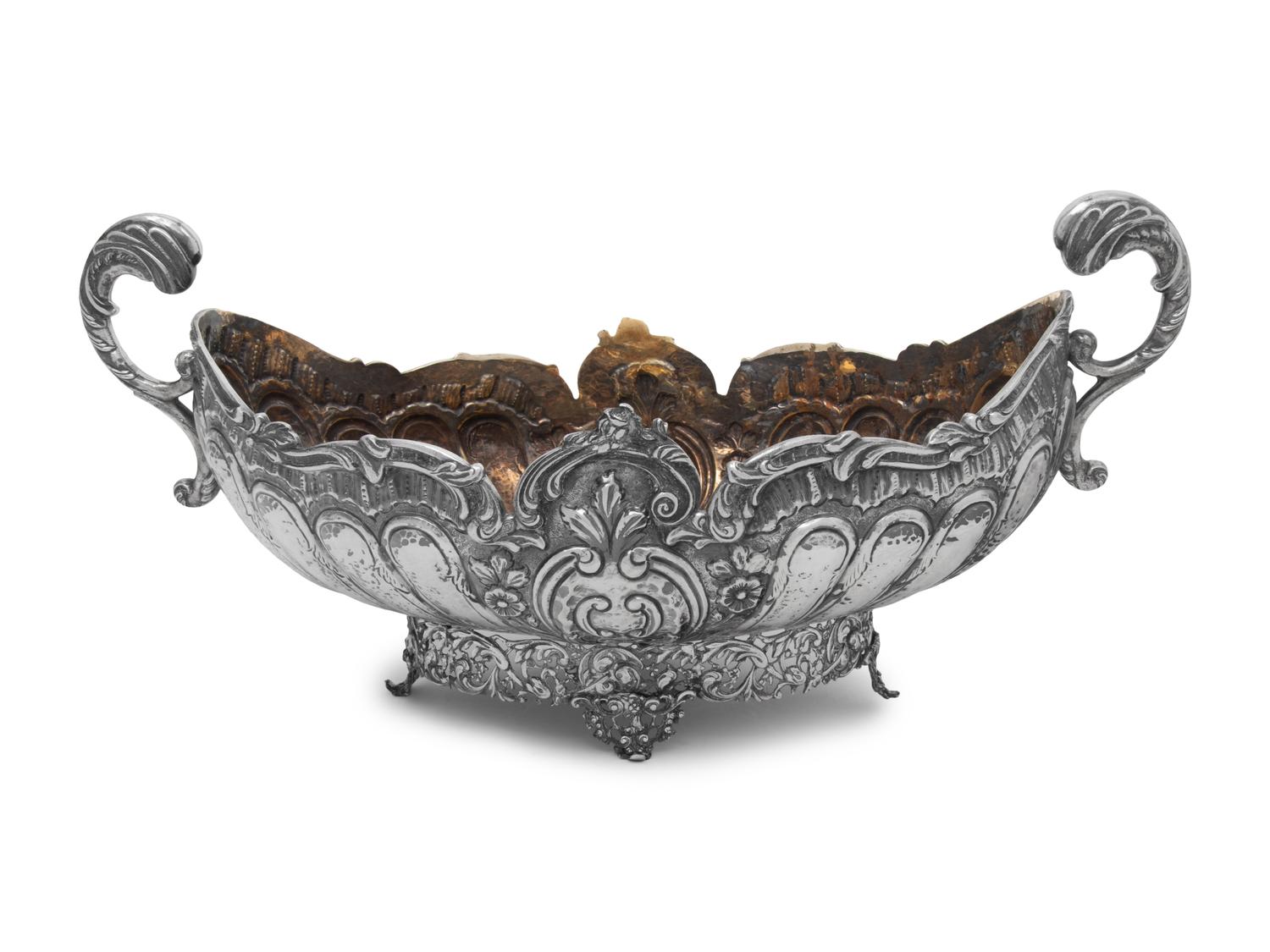 A Continental Silver Centerpiece Bowl