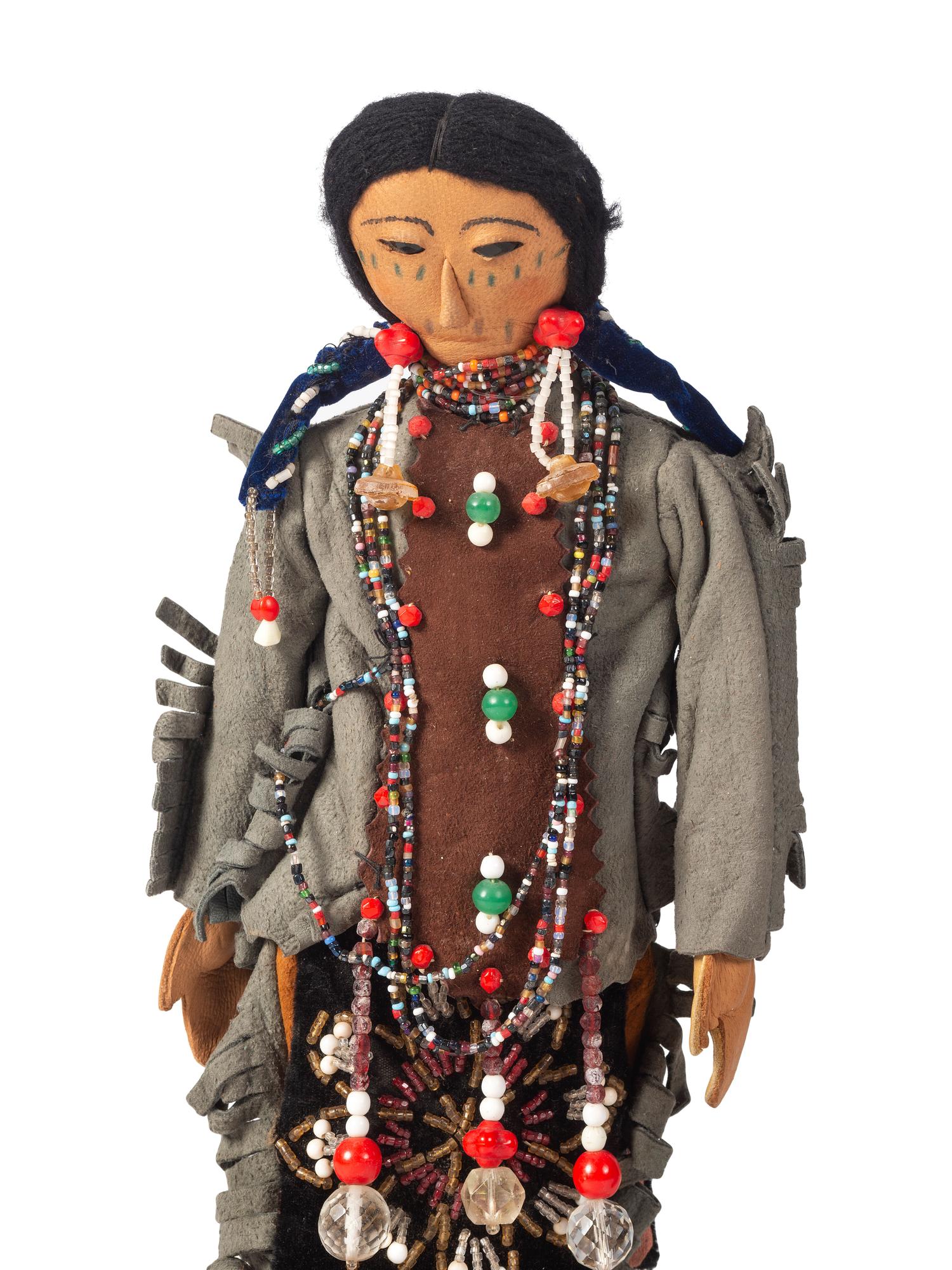 Beaded Hide Dolls