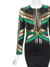 Gucci Jacket and Belt, Spring 2012