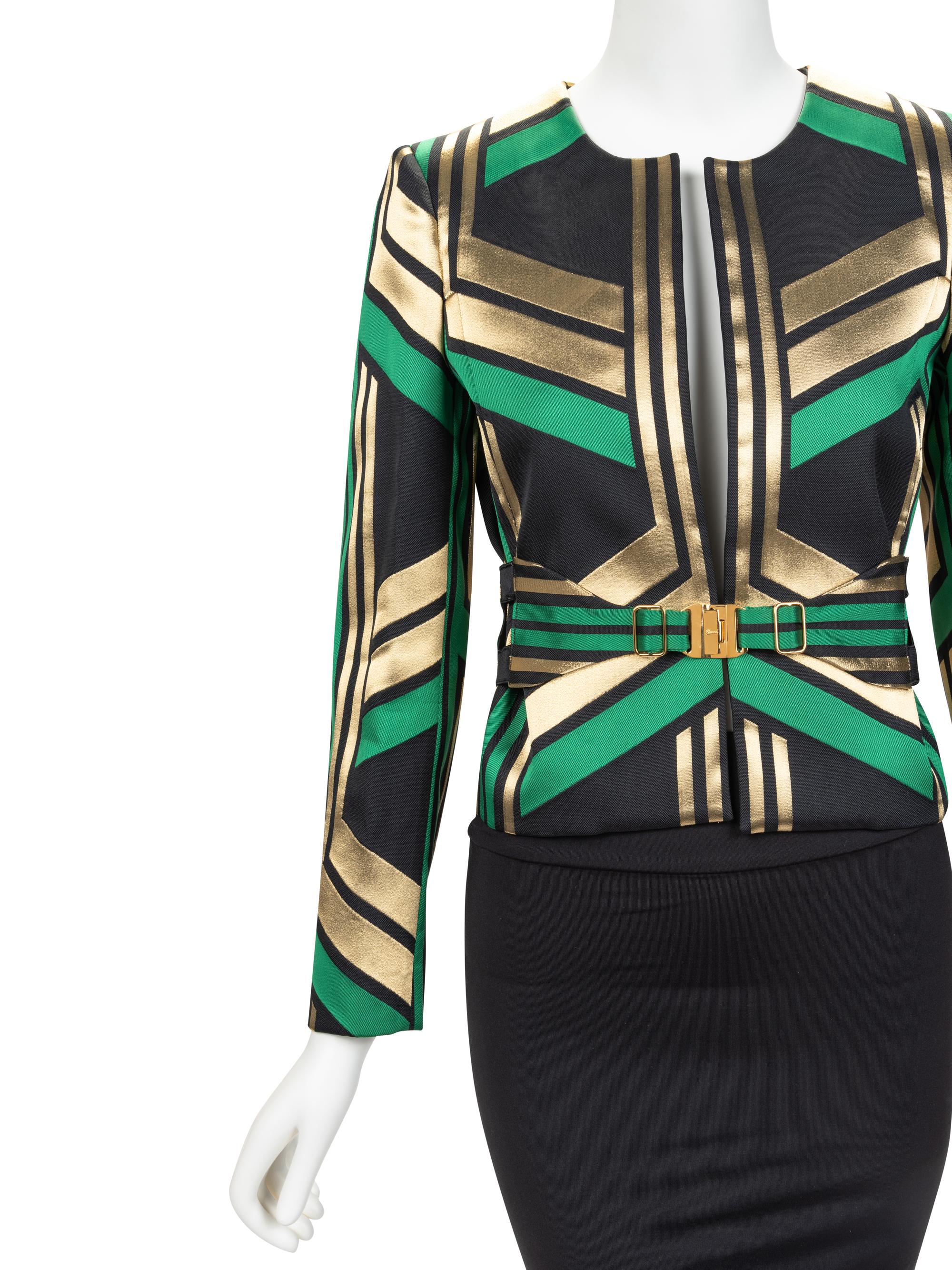 Gucci Jacket and Belt, Spring 2012
