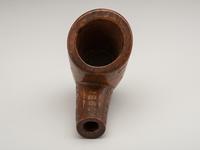 [CIVIL WAR]. Folk art carved pipe identified to the 3rd Pennsylvania Cavalry, referencing Colonel W.W. Averell and battles fought in 1862.
