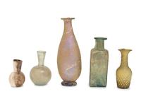 Five Roman Glass Vessels