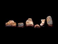 Six Chinese Scholar's Rocks