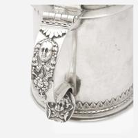 A silver covered tankard Peter Van Dyck (1684-1750), New York, NY, circa 1720
