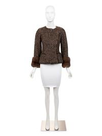 Chanel Jacket with Mink Cuffs, 2000-10s