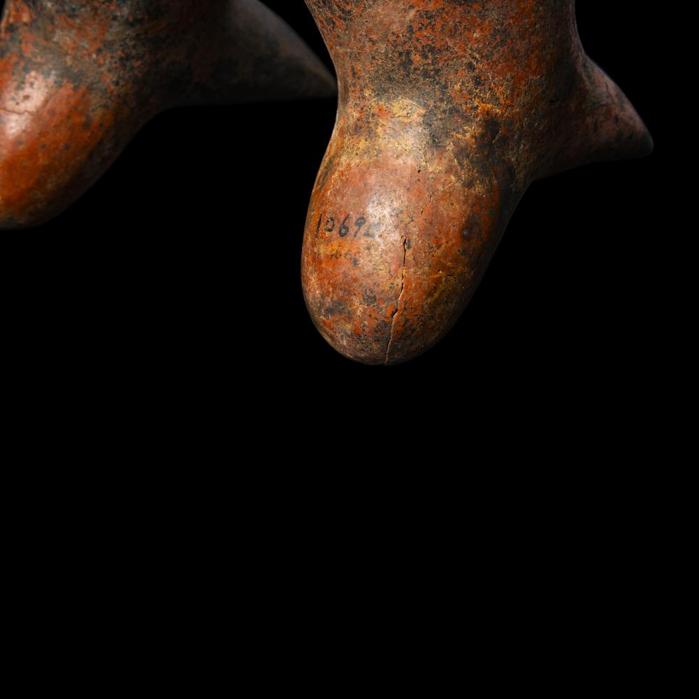 A Nayarit Terracotta Standing Warrior