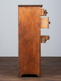 A Shaker Cherry and Pine Work Cabinet