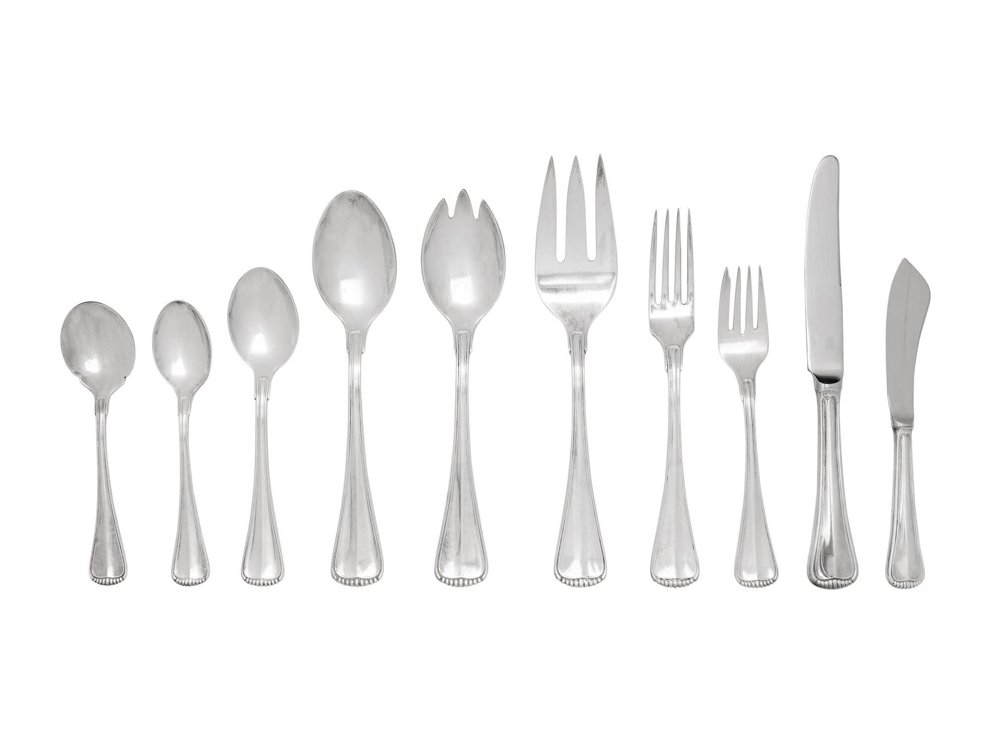 An American Silver-Plate Flatware Service