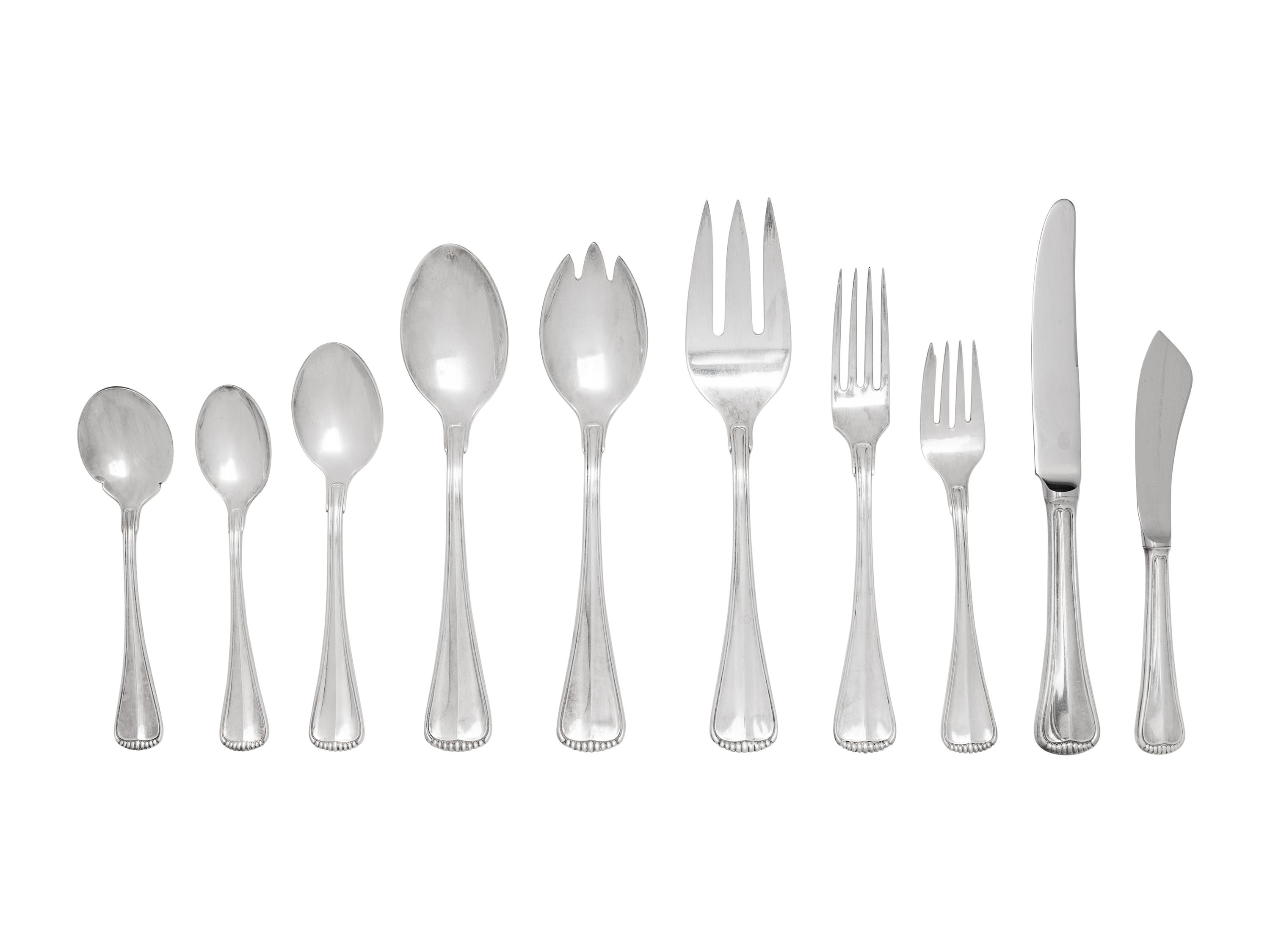 An American Silver-Plate Flatware Service