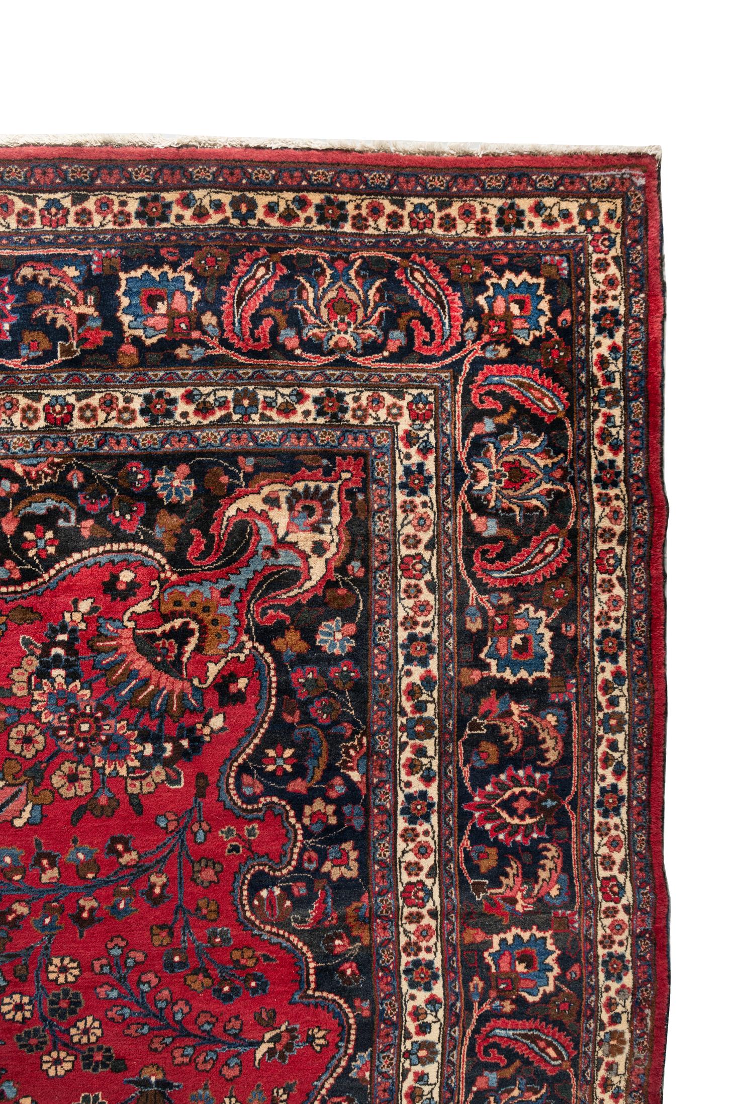 A Meshed Wool Rug
