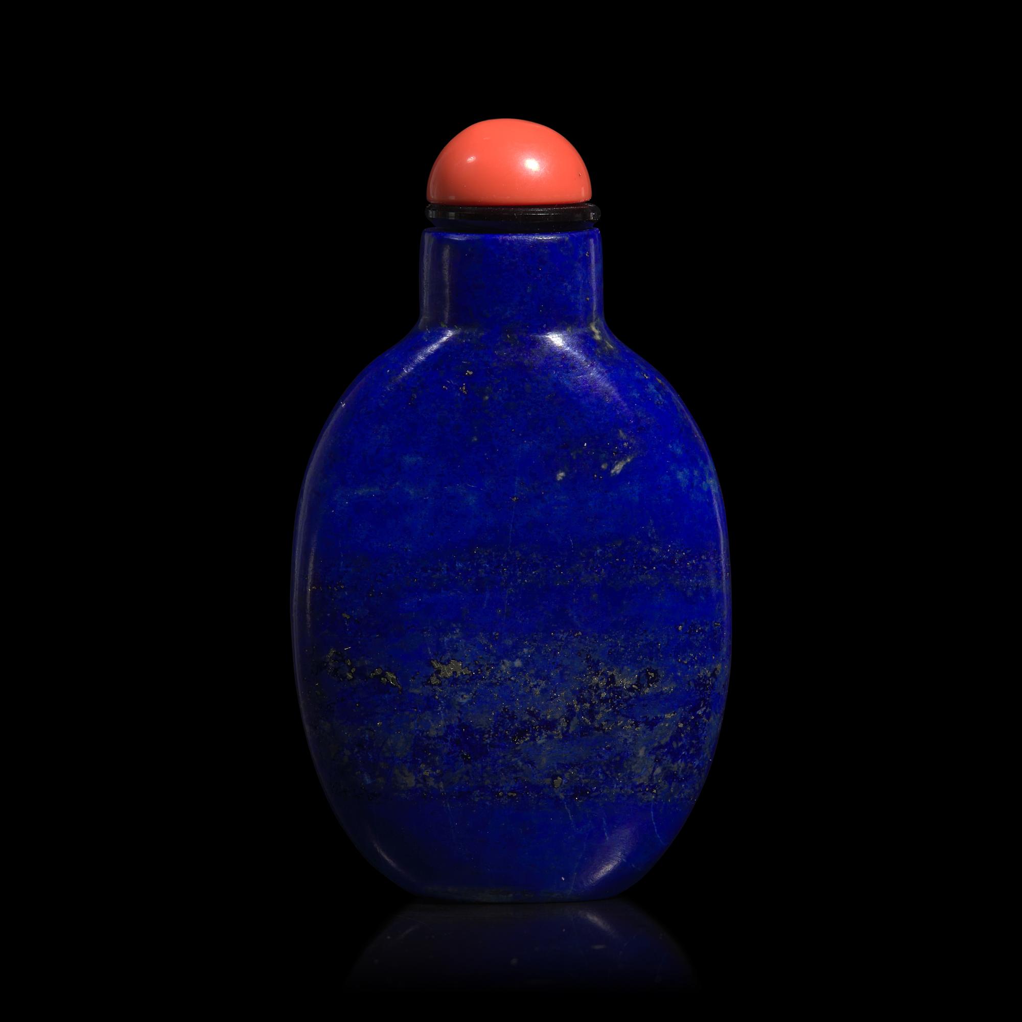 A Chinese Lapis Lazuli Snuff Bottle, Possibly 19th Century