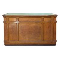 An Oak Store Counter with Six Drawers 59" W x 25.5" D x 33.25" H — France, Circa 1900