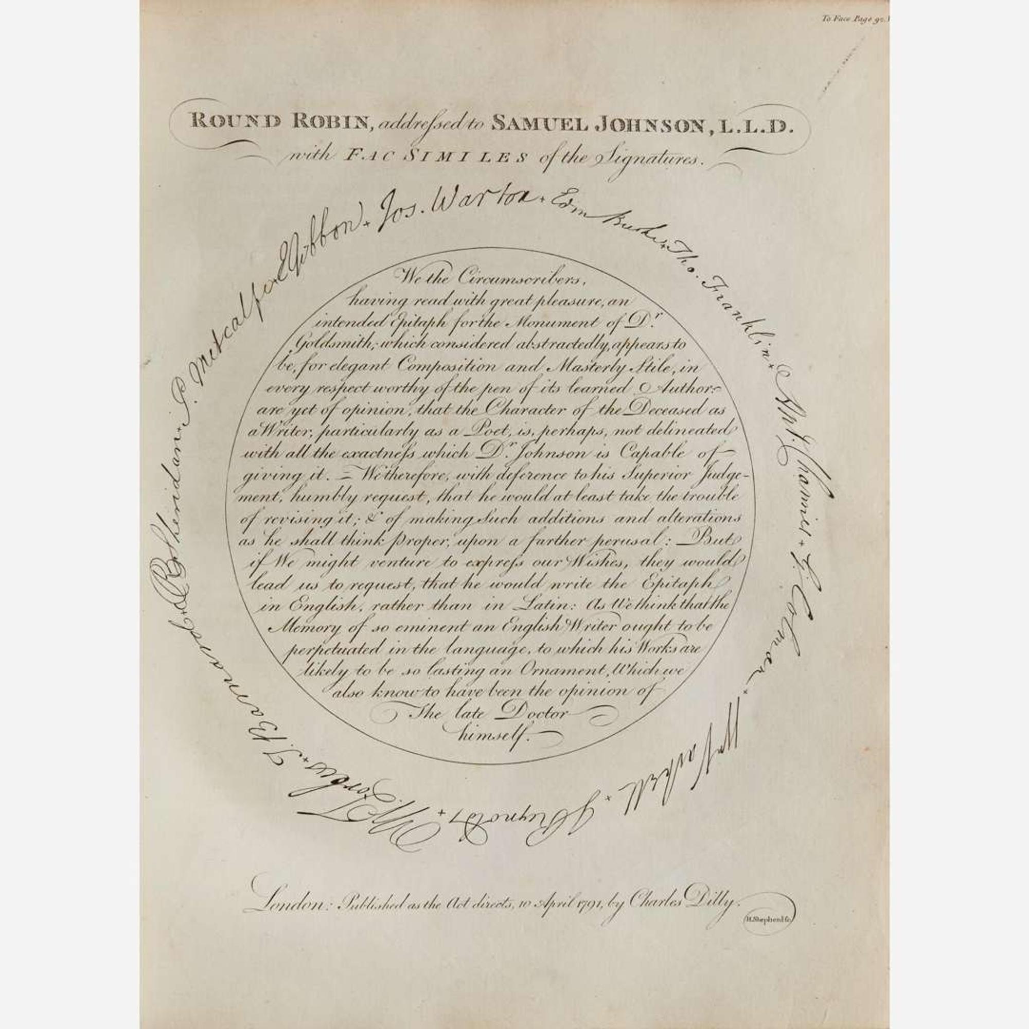 [Literature] Boswell, James The Life of Samuel Johnson...