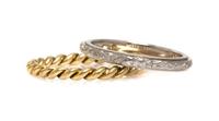 A Collection of Gold Bands, 3.00 dwts.