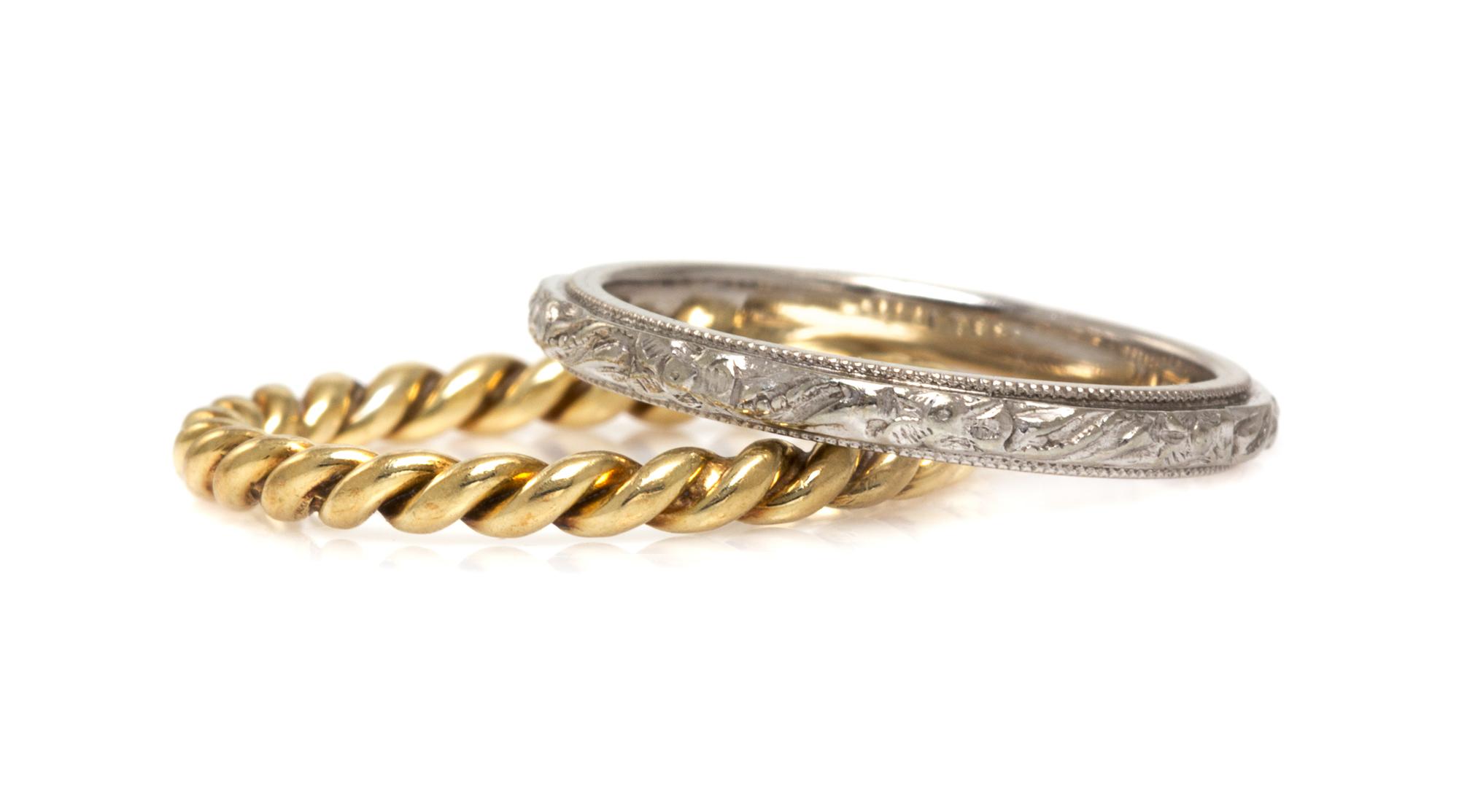 A Collection of Gold Bands, 3.00 dwts.