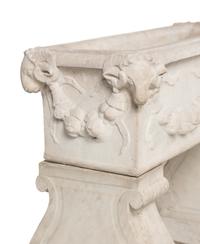 A Pair of Neoclassical Marble Jardinières