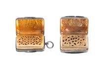 Two George IV Silver Vinaigrettes