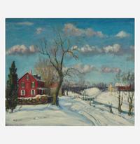 Walter Emerson Baum (American, 1884-1956) The Red House