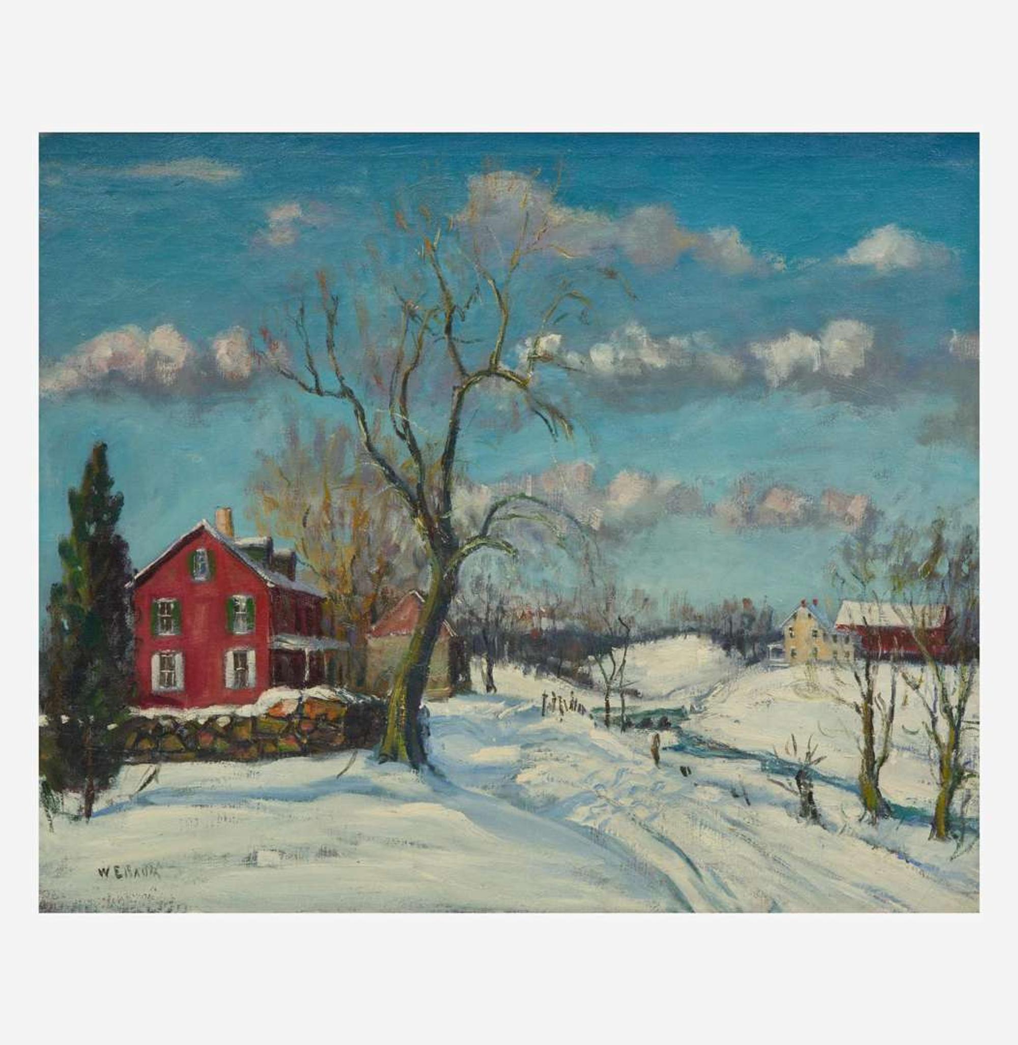 Walter Emerson Baum (American, 1884-1956) The Red House