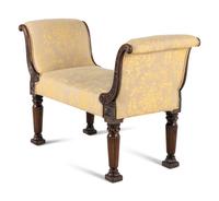 A Regency Mahogany Window Seat