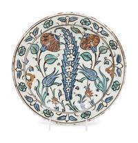 An Iznik Pottery Charger