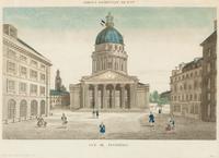 A Collection of Eighteen Hand-Colored Engravings Depicting Views of European Capitals and Famous Buildings