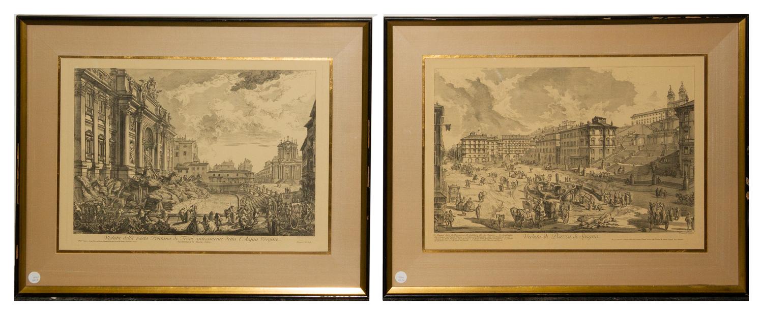 A Pair of Italian Engravings