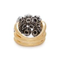 SONIA B., DIAMOND FLOWER RING