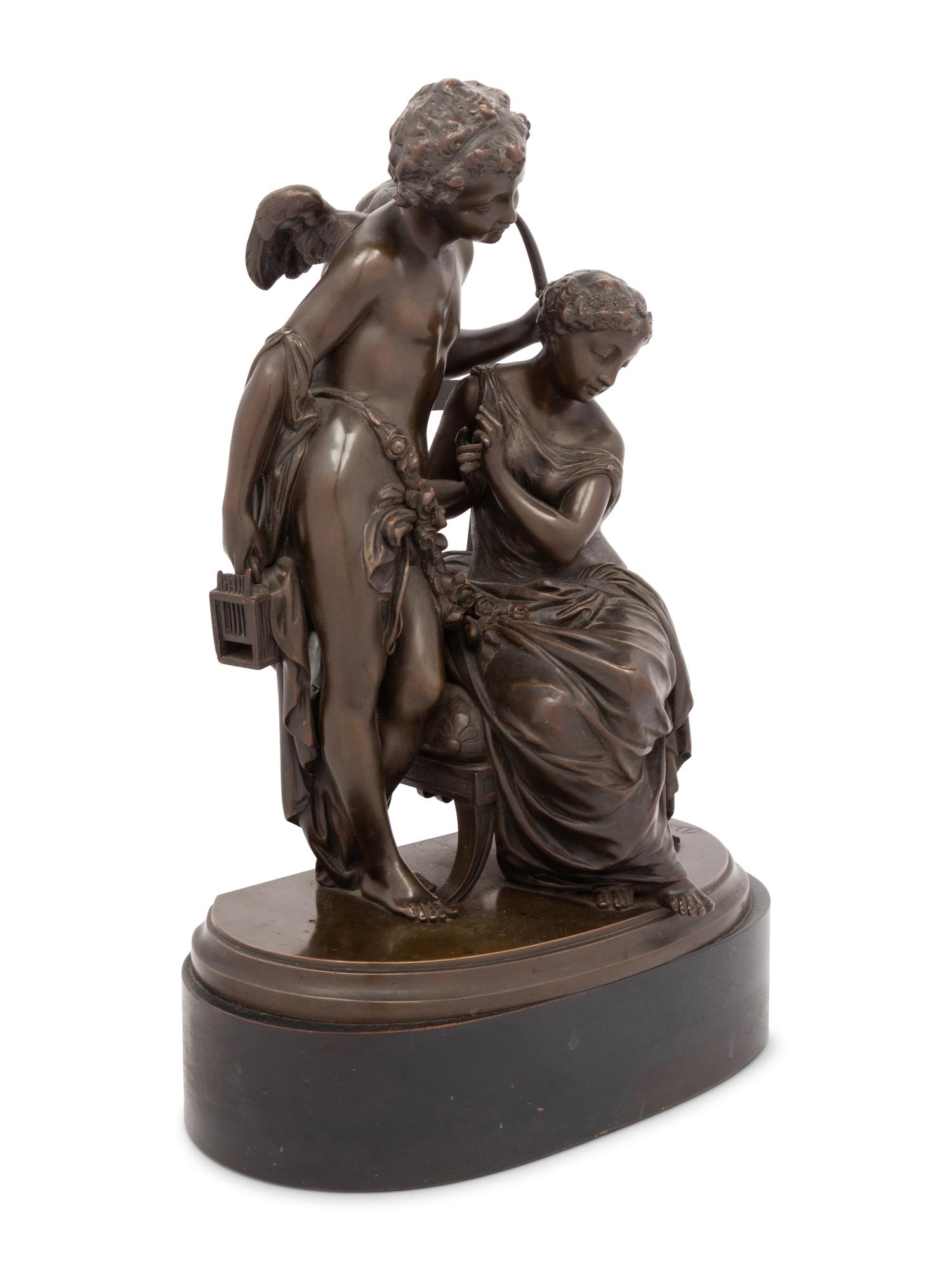 A French Bronze Figural Group