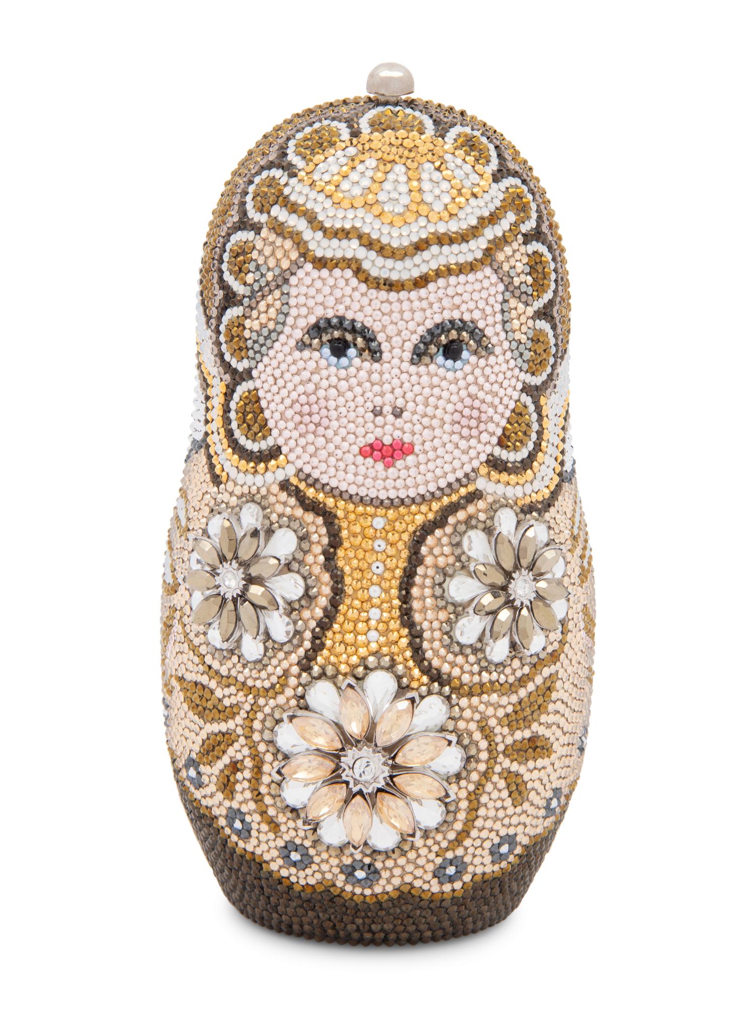 Judith Leiber Collector's Edition Nesting Doll Minaudière