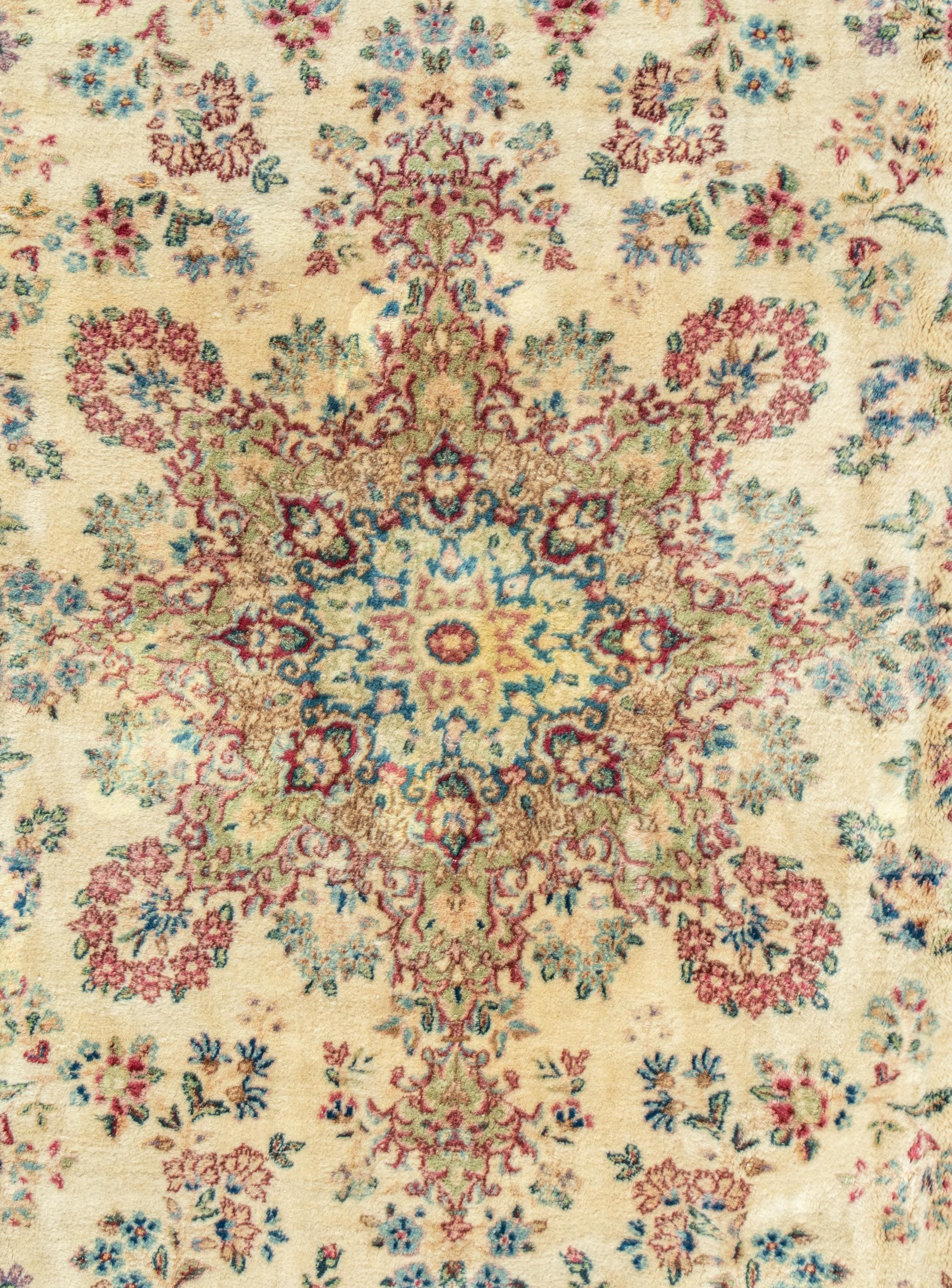 A Kirman Wool Rug