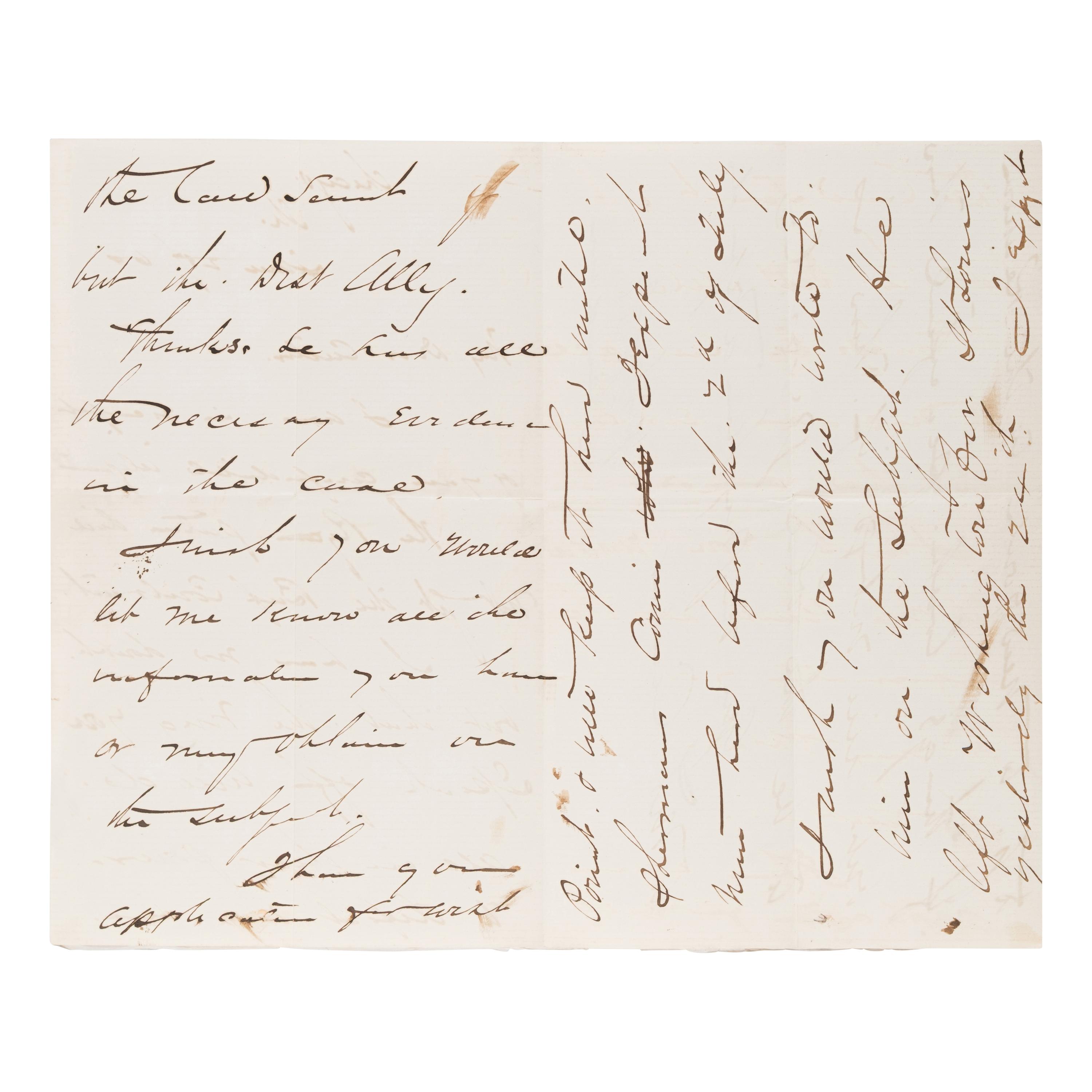 [Custer, George Armstrong, Gen. (1839-1876)]. A pair of letters from Generals Sheridan and Sherman to Custer, regarding his attempt to secure a transfer to West Point, comprising: