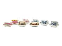 Six Meissen Porcelain Cups and Saucers — 19TH/20TH CENTURY