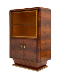 A French Art Deco Gilt Bronze Mounted Rosewood Cabinet