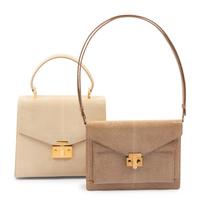 Two Tiffany & Co Lizard Bags, 2010s