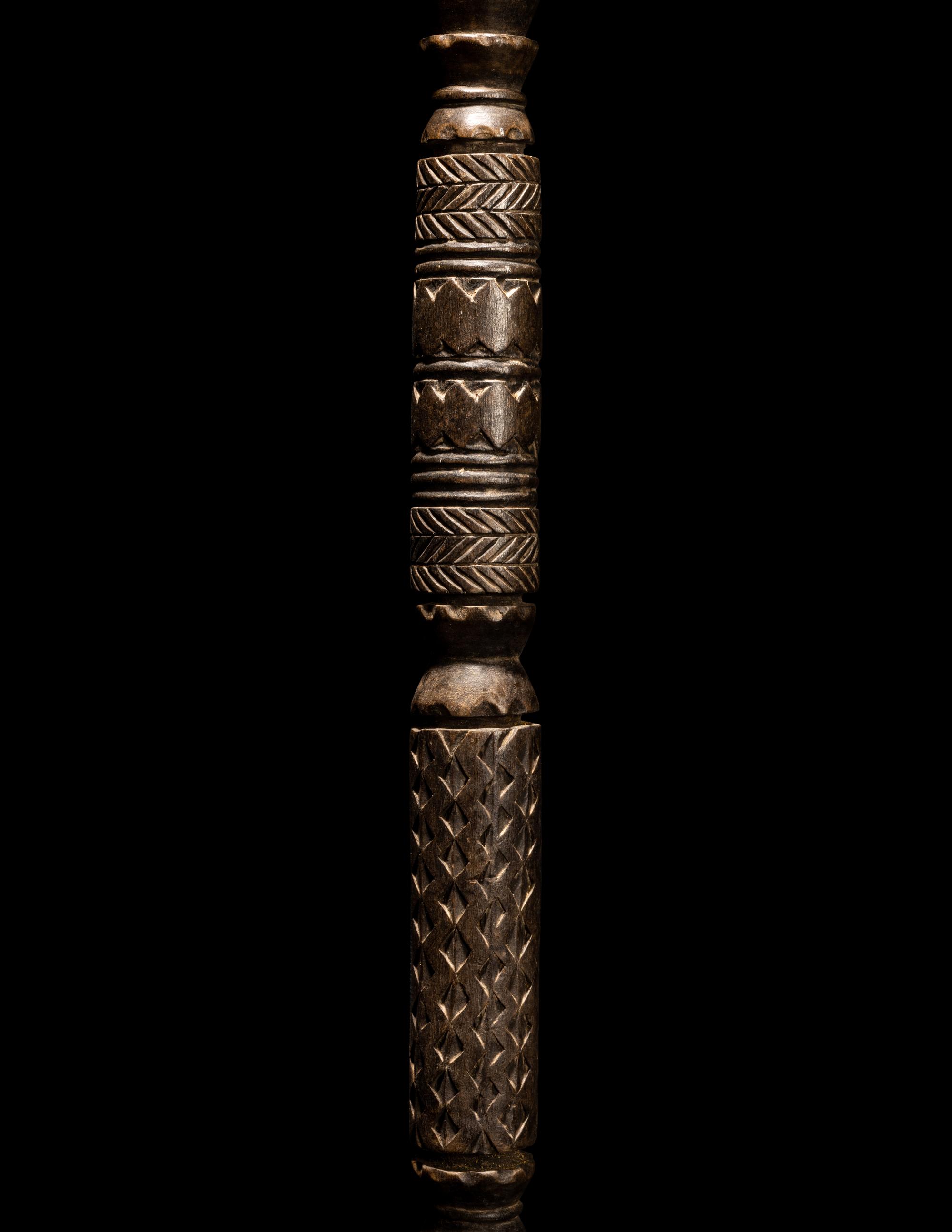 A Dan Walking Stick or Staff