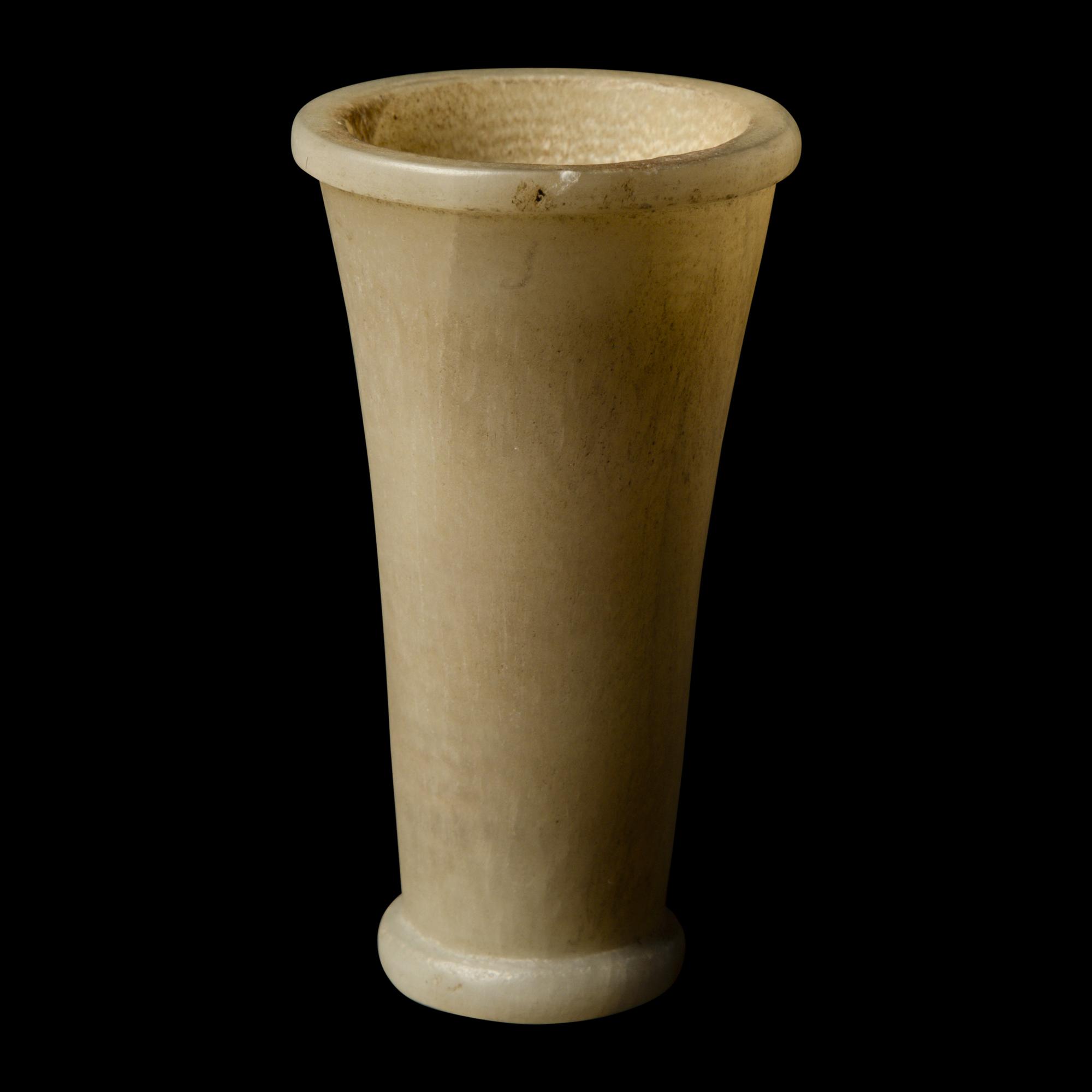 An Egyptian Alabaster Kohl Jar