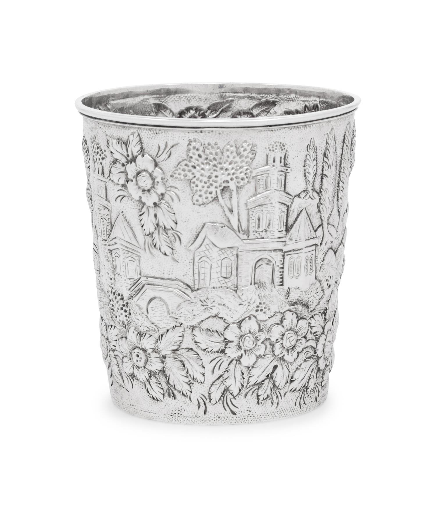 An American Coin Silver Beaker
