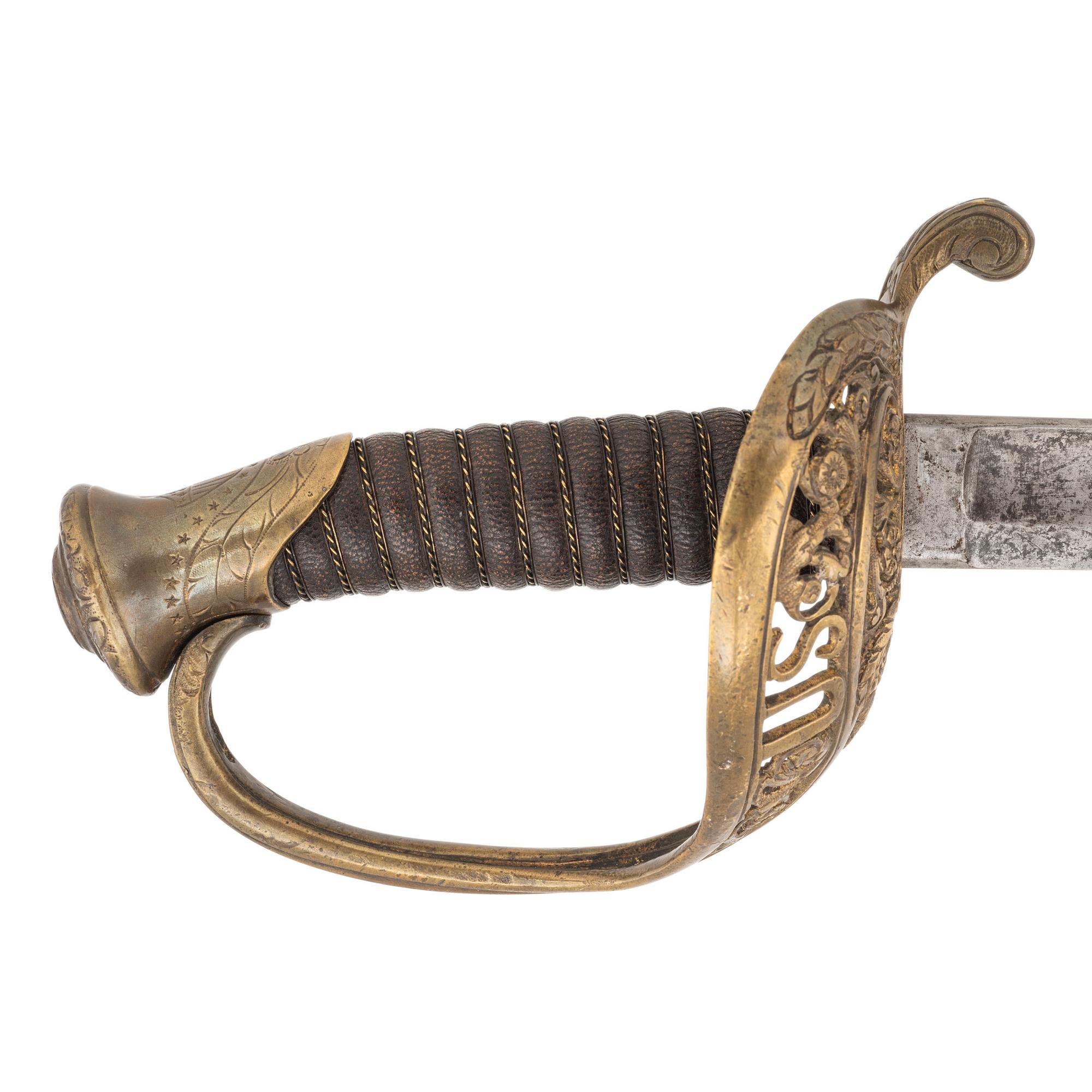Imported US Model 1850 Staff & Field Officers Sword Retailer Marked by Staderman