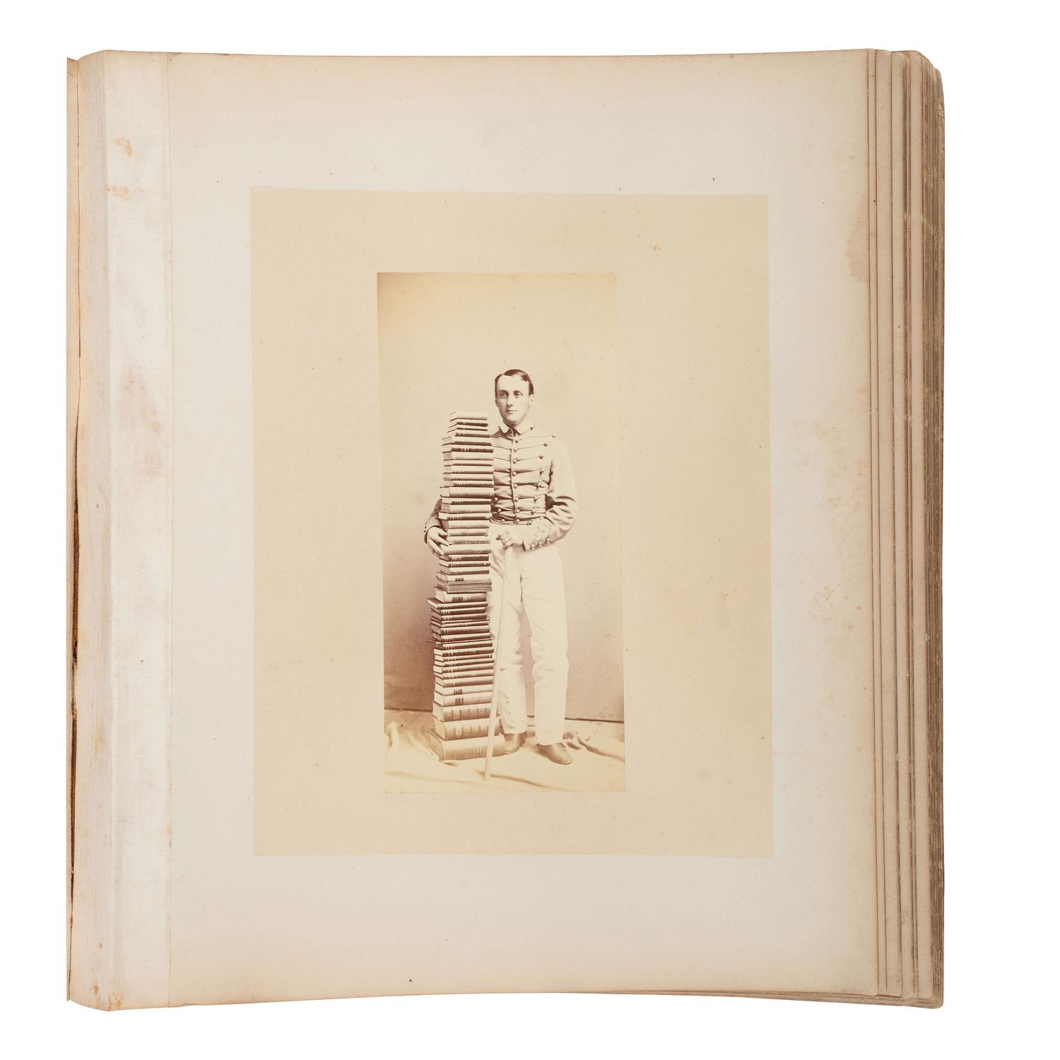 [Early Photography] Group of 70 Photographs of West Point Military Academy Cadets and Grounds