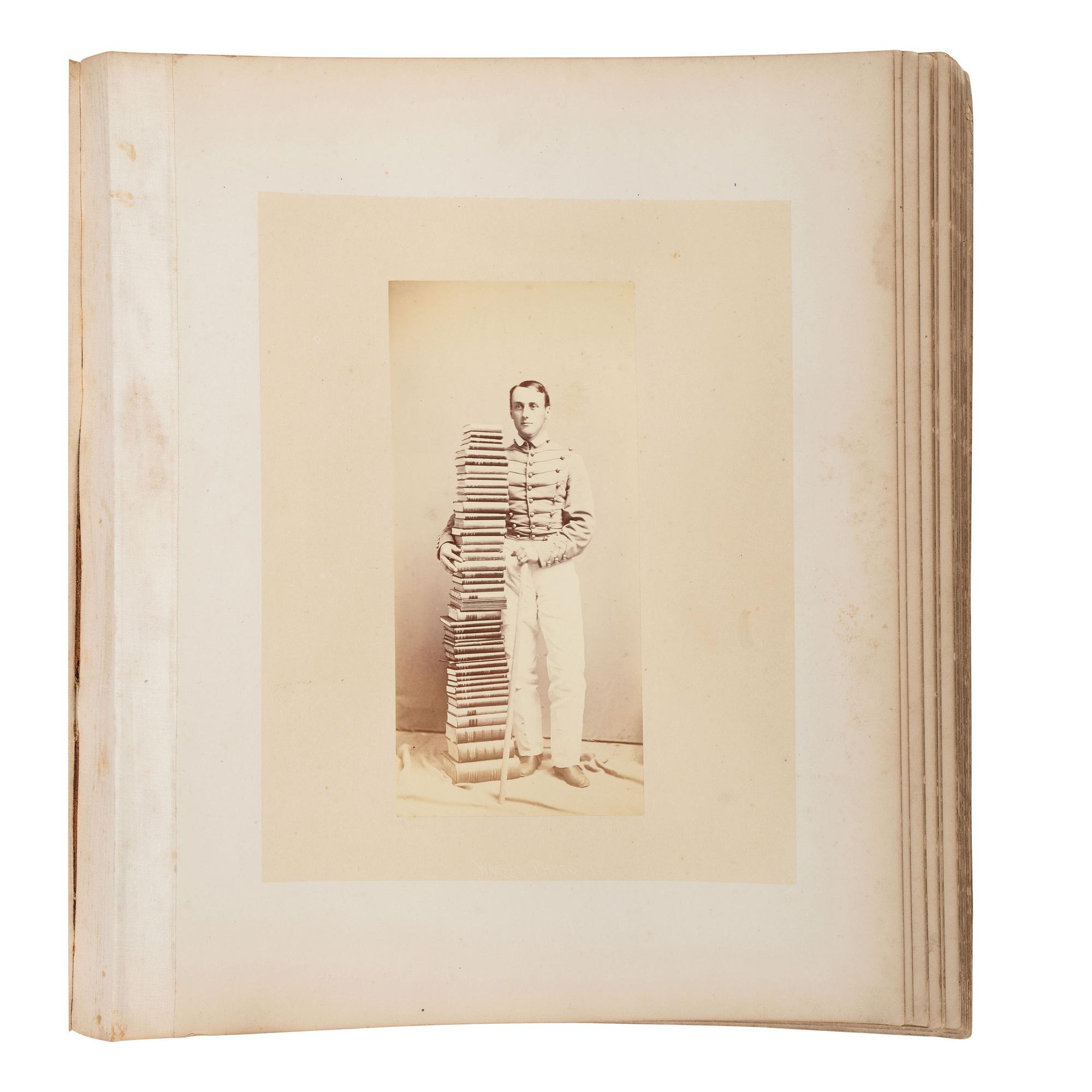 [Early Photography] Group of 70 Photographs of West Point Military Academy Cadets and Grounds