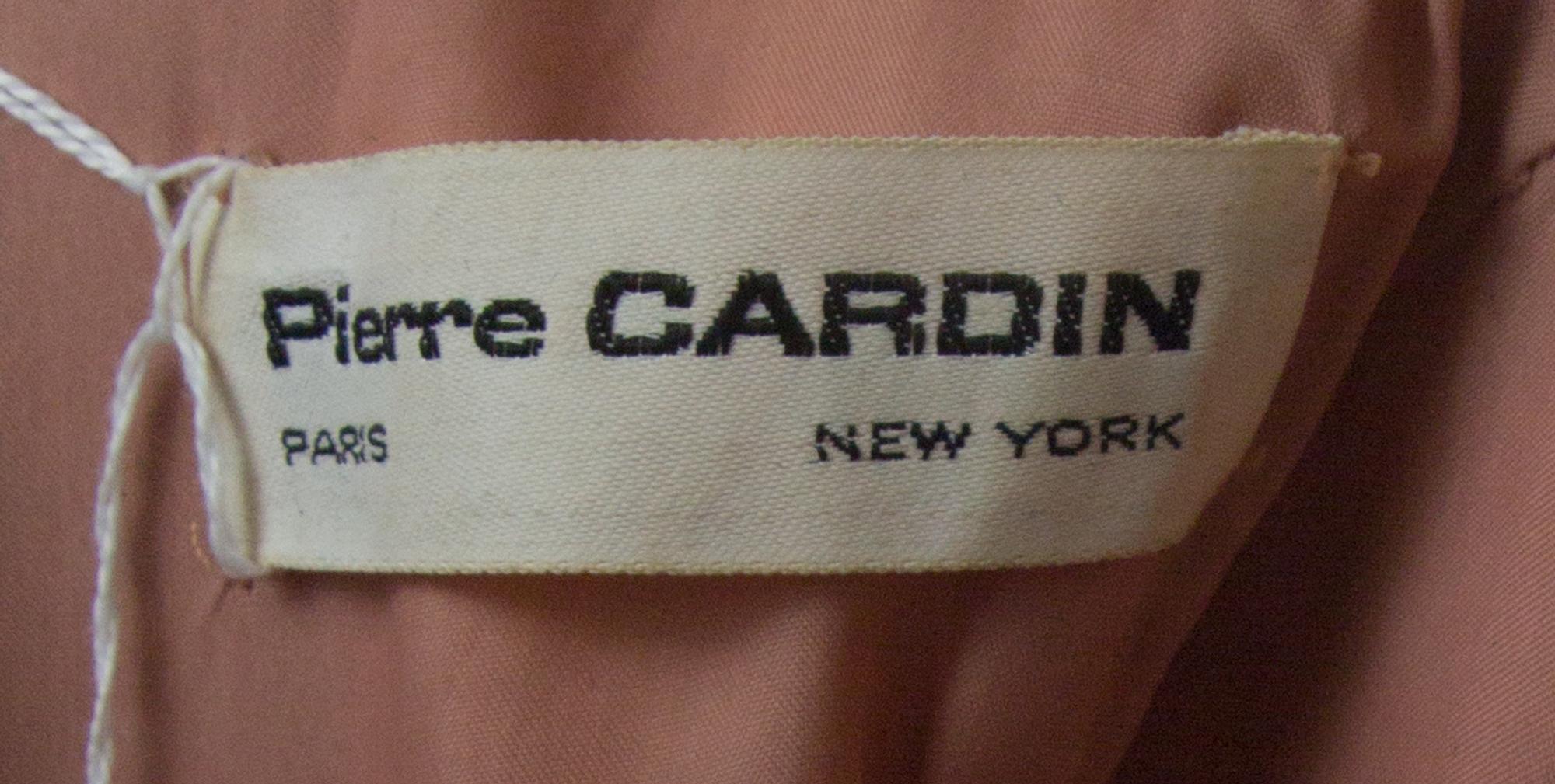 A Pierre Cardin Mauve Wool Minidress,