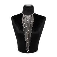 Christian Dior, Chain Fringe Bib Necklace