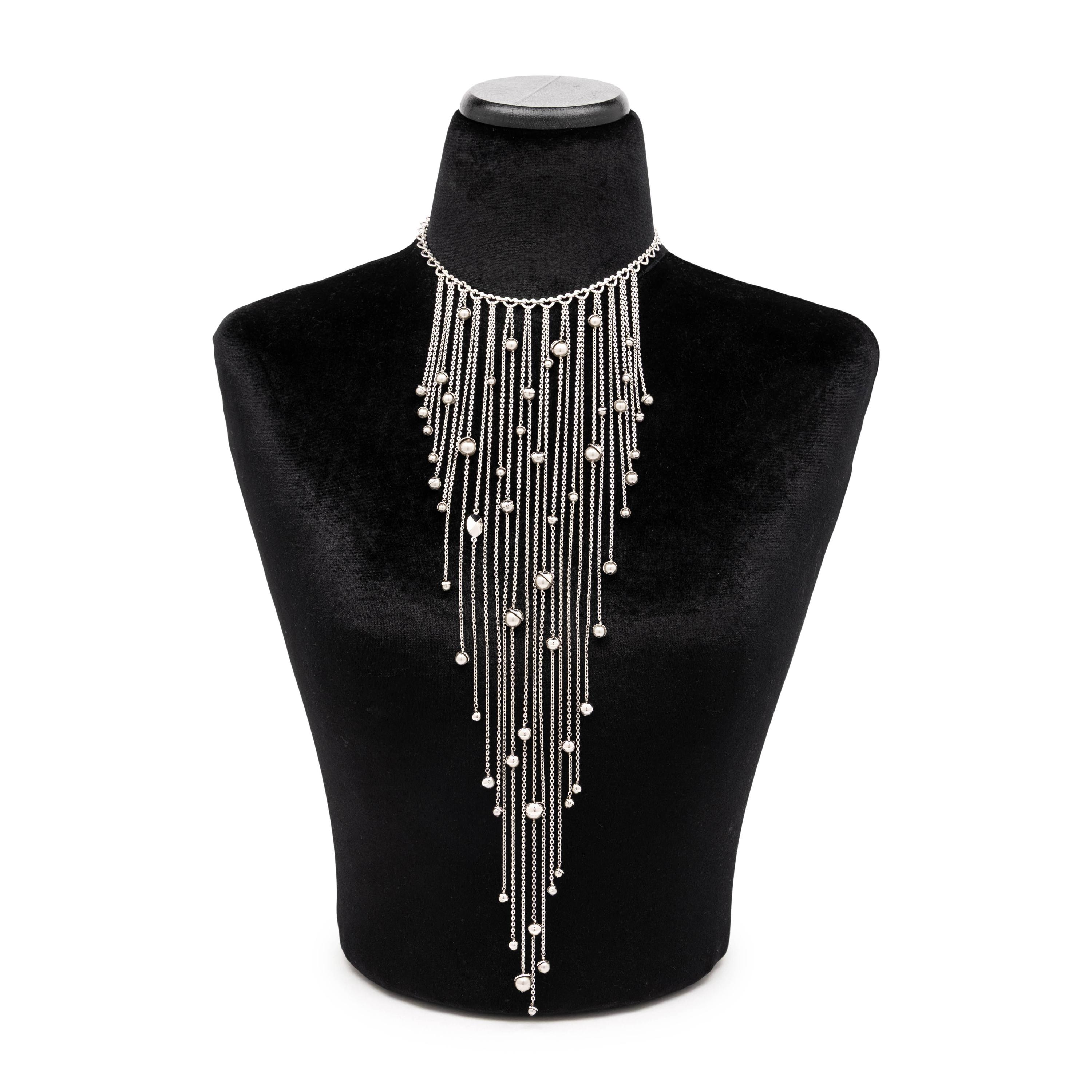 Christian Dior, Chain Fringe Bib Necklace