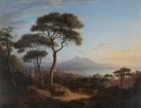 Veduta di Napoli da Posillipo and Veduta della costa Sorrentina (two works)