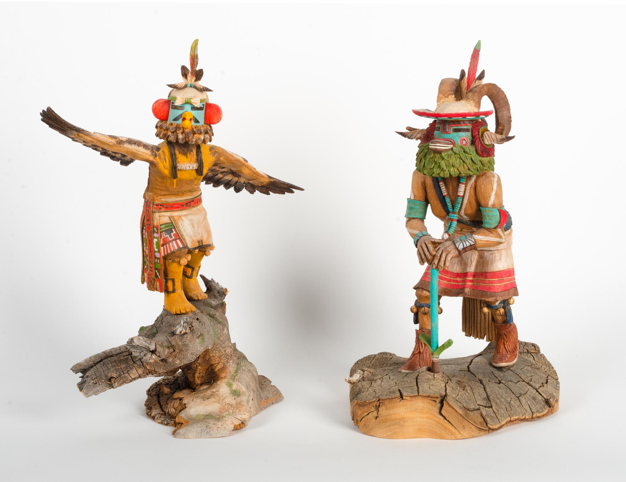 Aaron Honanie Height of tallest: 15 1/2 inches — (Hopi, 1953-2009)
