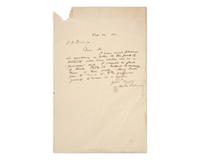 Robinson, W. Heath. Two Autograph Letters, signed, With an Original Sketch