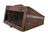 A Primitive Pine and Wire Pie Carrier