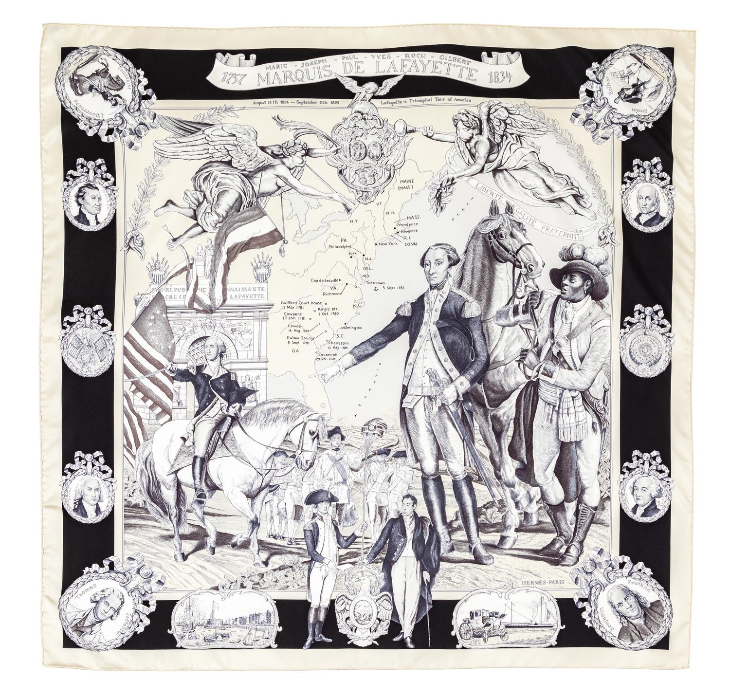 Hermès 90cm Silk Scarf